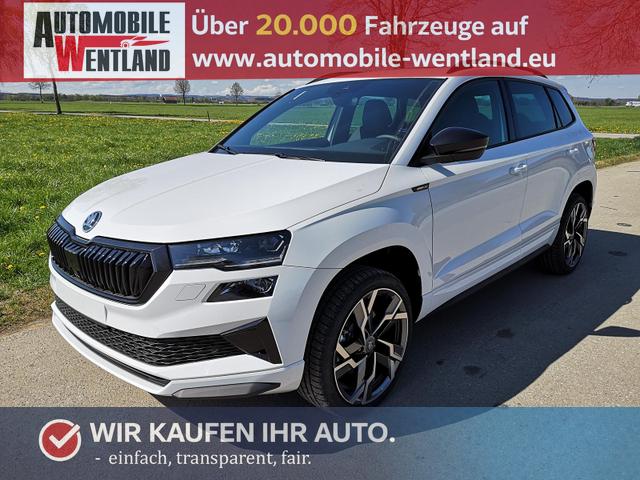Skoda Karoq - Sportline 2.0TDI DSG 4x4 AHK Matrix Pano Sound Leder 19 Zoll