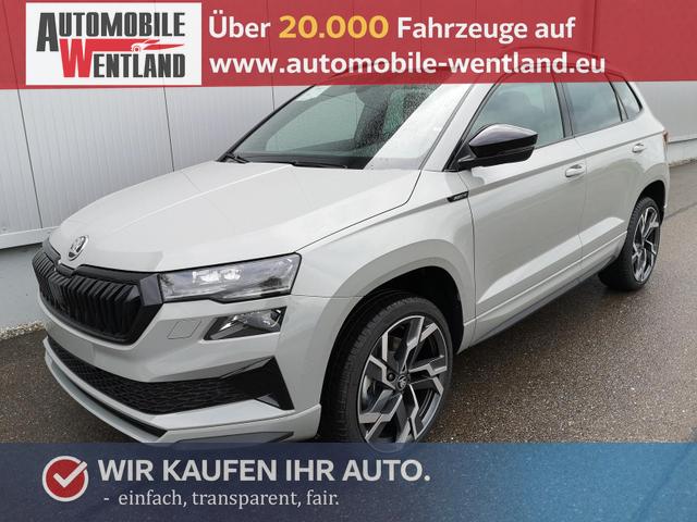 Skoda Karoq - Sportline 2.0TDI DSG 4x4 AHK Matrix Pano Sound Leder 19 Zoll