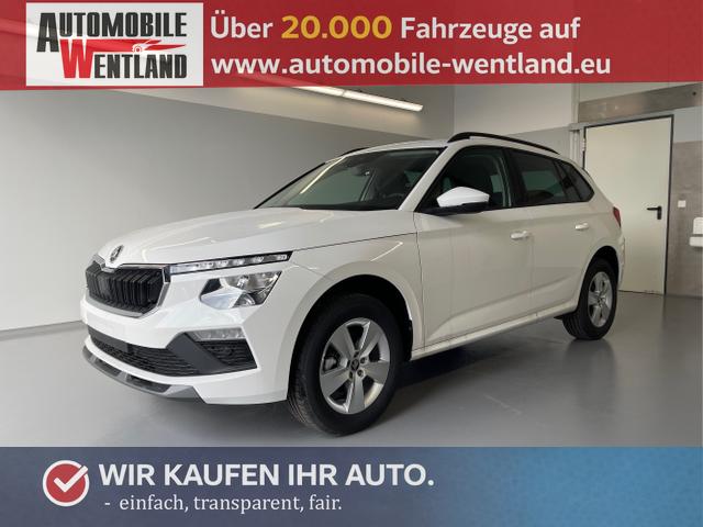 Skoda / KAMIQ / Wei&szlig; / / / 115PS DSG AHK+Kamera+Kessy+PDC+Winterpaket+Alu16+GVL