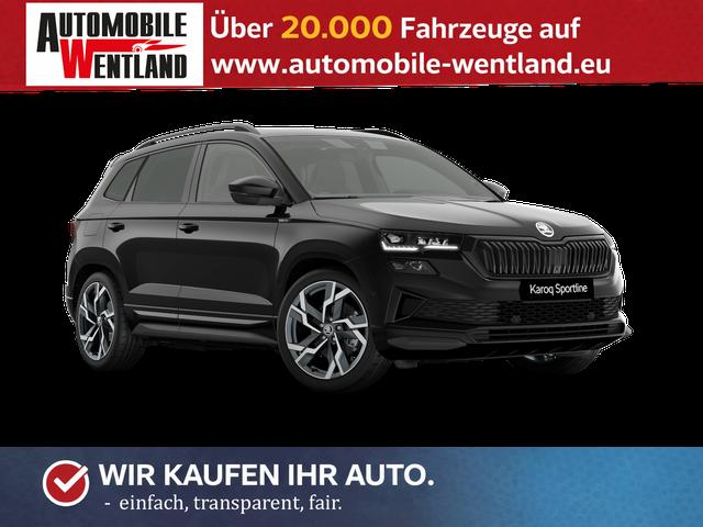 Skoda Karoq - Sportline 2.0 TSI DSG 4x4 GV4+AHK+Navi+360&deg;+Pano+Keyless+LM19+Matrix+eHeck