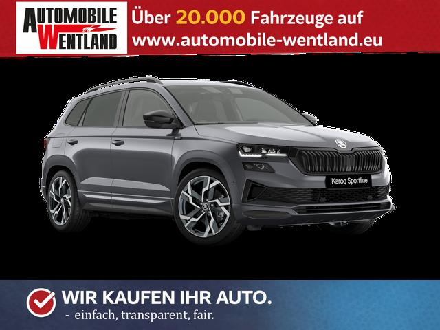 Skoda Karoq - Sportline 2.0 TSI DSG 4x4 GV4+AHK+Navi+360&deg;+Pano+Keyless+LM19+Matrix+eHeck