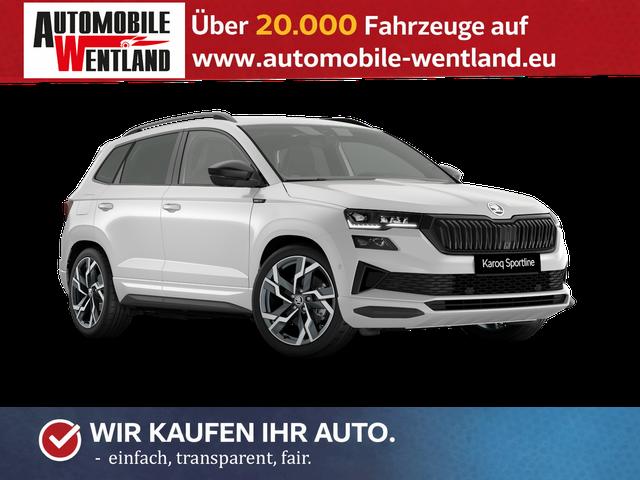 Skoda Karoq - Sportline 2.0 TSI DSG 4x4 GV4+AHK+Navi+360&deg;+Pano+Keyless+LM19+Matrix+eHeck
