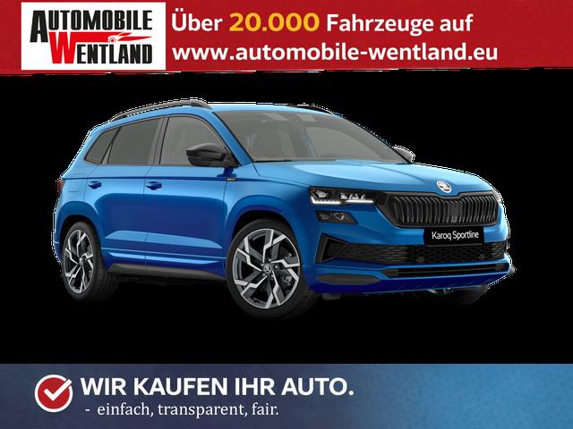 Skoda Karoq - Sportline 2.0 TSI DSG 4x4 GV4+AHK+Navi+360&deg;+Pano+Keyless+LM19+Matrix+eHeck