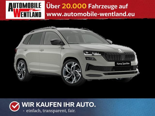 Skoda Karoq - Sportline 2.0 TSI DSG 4x4 GV4+AHK+Navi+360&deg;+Pano+Keyless+LM19+Matrix+eHeck