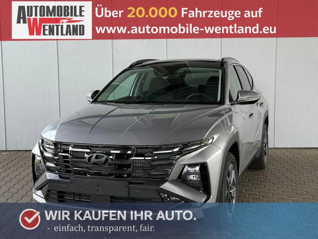 Hyundai TUCSON - E-Motion 1.6 T-GDI 2WD 48V DCT / Panoramadach ACC Sitz + Lenkradheizung LED Navi PDC V&H Kamera Alu 18"