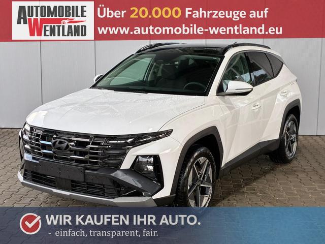 Hyundai TUCSON - E-Motion 1.6 T-GDi 2WD HEV / Panoramadach ACC LED Sitz + Lenkradheizung Navi PDC V&H Kamera Alu 18"