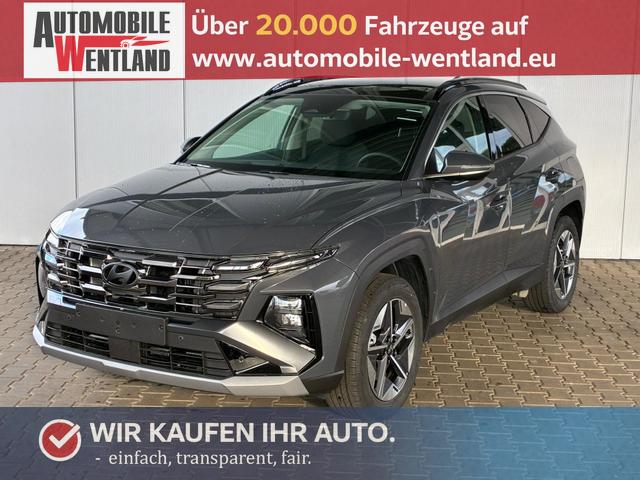 Hyundai TUCSON - E-Motion 1.6 T-GDi 2WD HEV / Panoramadach ACC LED Sitz + Lenkradheizung Navi PDC V&H Kamera Alu 18"