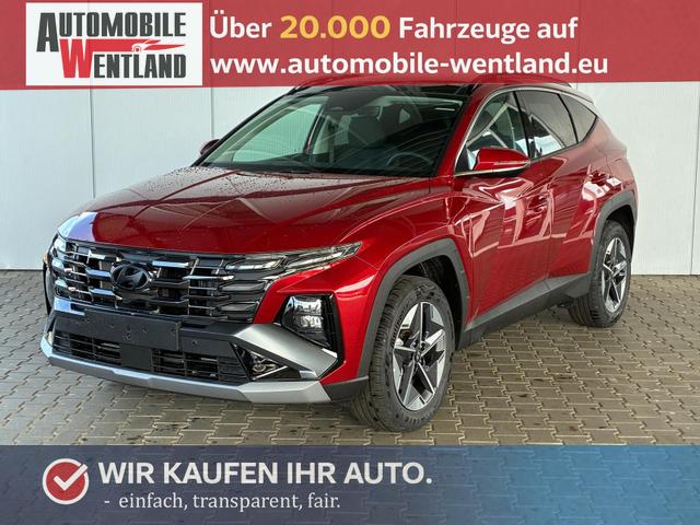 Hyundai TUCSON - E-Motion 1.6 T-GDi 2WD HEV / Panoramadach ACC LED Sitz + Lenkradheizung Navi PDC V&H Kamera Alu 18"
