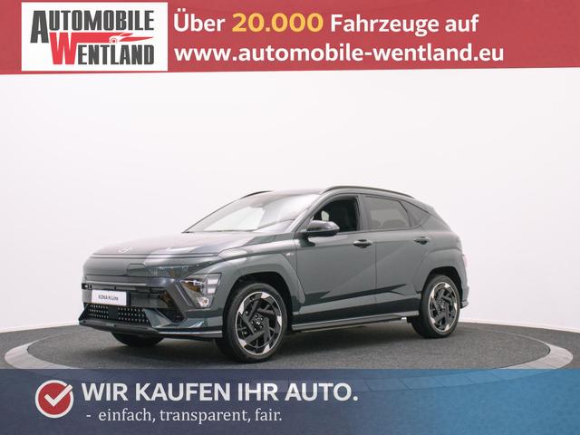 Hyundai KONA Elektro - N-Line 64,8 kWh / Bose ACC PDC V&H + Kamera Keyless Sitz Lenkradheiz. LED Alu 19"