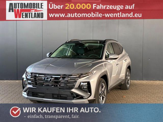 Hyundai TUCSON - Comfort Plus 1.6 T-GDI 4WD 48V DCT / Matrix-LED Pano-Dach ACC Shz hi + vo Teilleder Alu 18"