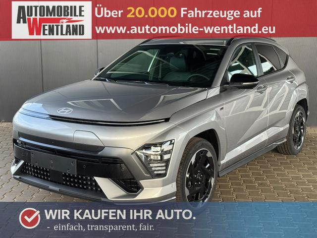 Hyundai KONA Elektro - N-Line 64,8 kWh / Head-up 360 Grad Sitzheizung + Bel&uuml;ftung ACC Keyless Totwinkel LED Alu 19''