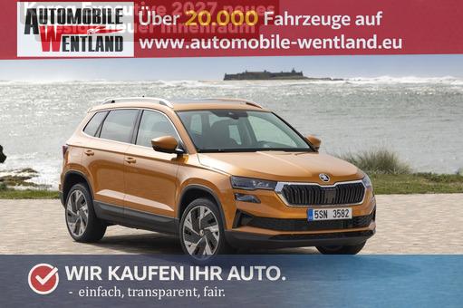 Skoda Karoq - Executive 1.0 TSI 85 kW 6-Gang, Klimaautomatik, Metallfarbe, ACC ,PDC v+h, LED, Smart Link, R&uuml;ckkamera, Sun Set, Reserverad, 4 Jahre Garantie,