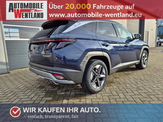 Hyundai TUCSON - Trend 1.6 T-GDI 150PS Automatik TZ 2026 Teil-Leder Sitzheizung v+h Lenkradheizung Klimaautomatik Navi Touchscreen DAB+ Apple CarPlay + Android Auto PDC R&uuml;ckf.-Kamera Matrix-LED-Scheinw.