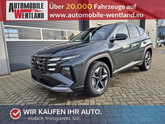 Hyundai TUCSON Trend 1.6 T-GDI 150PS Automatik TZ 2026 Teil-Leder Sitzheizung v+h Lenkradheizung Klimaautomatik Navi Touchscreen DAB+ Apple CarPlay + Android Auto PDC R&uuml;ckf.-Kamera Matrix-LED-Scheinw. 