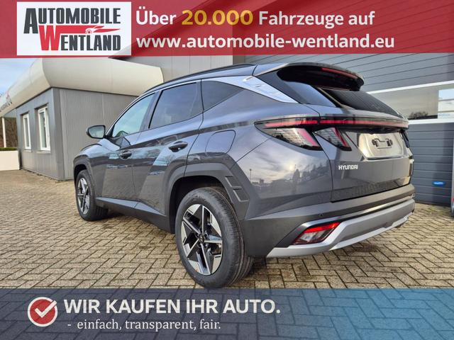 Hyundai TUCSON Trend 1.6 T-GDI 150PS Automatik TZ 2026 Teil-Leder Sitzheizung v+h Lenkradheizung Klimaautomatik Navi Touchscreen DAB+ Apple CarPlay + Android Auto PDC R&uuml;ckf.-Kamera Matrix-LED-Scheinw. 