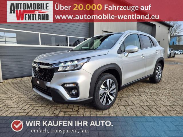 Suzuki S-Cross - Comfort+ 110PS Automatik MHEV 1.4 Boosterjet Teilleder Navi Klimaautomatik Sitzheizung ACC PDC v+h 4x Kamera Suzuki-Radio Apple CarPlay Android Auto Touchscreen 2xKeyless 17-LM