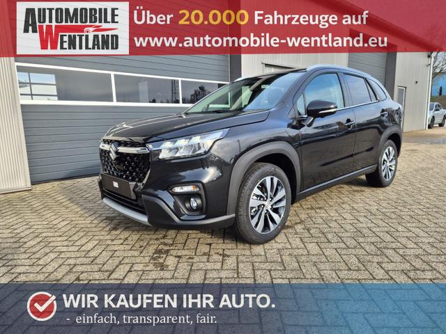 Suzuki S-Cross - Comfort+ 110PS MHEV 4x4 ALLGRIP 1.4 Boosterjet Teilleder Navi Klimaautomatik Sitzheizung ACC PDC v+h 4x Kamera Suzuki-Radio Apple CarPlay Android Auto Touchscreen 2xKeyless 17-LM