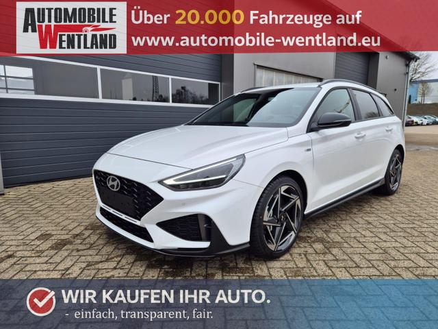 Hyundai i30 Kombi 1.6 T-GDI 150PS Automatik N-Line MY2026 Sitzheizung Lenkradheizung Klimaautomatik Navi 10,3"-Touchscreen Bluelink Apple CarPlay + Android Auto PDC v+h R&uuml;ckf.Kamera 18-LM 