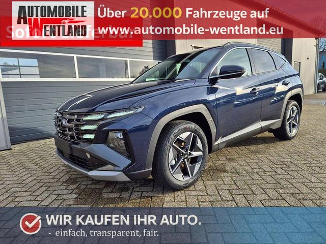 Hyundai TUCSON - Trend 1.6 T-GDI 150PS Automatik TZ 2026 Teil-Leder Sitzheizung v+h Lenkradheizung Klimaautomatik Navi Touchscreen DAB+ Apple CarPlay + Android Auto PDC R&uuml;ckf.-Kamera Matrix-LED-Scheinw.