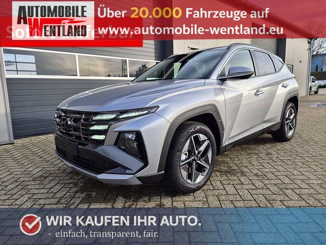 Hyundai TUCSON Trend 1.6 T-GDI 150PS Automatik TZ 2026 Teil-Leder Sitzheizung v+h Lenkradheizung Klimaautomatik Navi Touchscreen DAB+ Apple CarPlay + Android Auto PDC R&uuml;ckf.-Kamera Matrix-LED-Scheinw. 