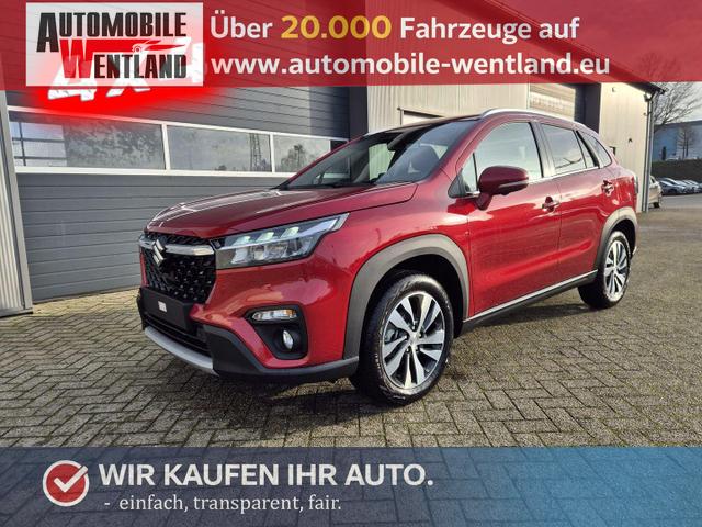 Suzuki S-Cross - Comfort+ 110PS Automatik MHEV 4x4 ALLGRIP 1.4 Boosterjet Teilleder Navi Klimaautomatik Sitzheizung ACC PDC v+h 4x Kamera Suzuki-Radio Apple CarPlay Android Auto Touchscreen 2xKeyless 17-LM