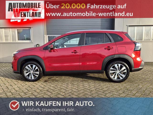 Suzuki S-Cross - Comfort+ 110PS Automatik MHEV 4x4 ALLGRIP 1.4 Boosterjet Teilleder Navi Klimaautomatik Sitzheizung ACC PDC v+h 4x Kamera Suzuki-Radio Apple CarPlay Android Auto Touchscreen 2xKeyless 17-LM
