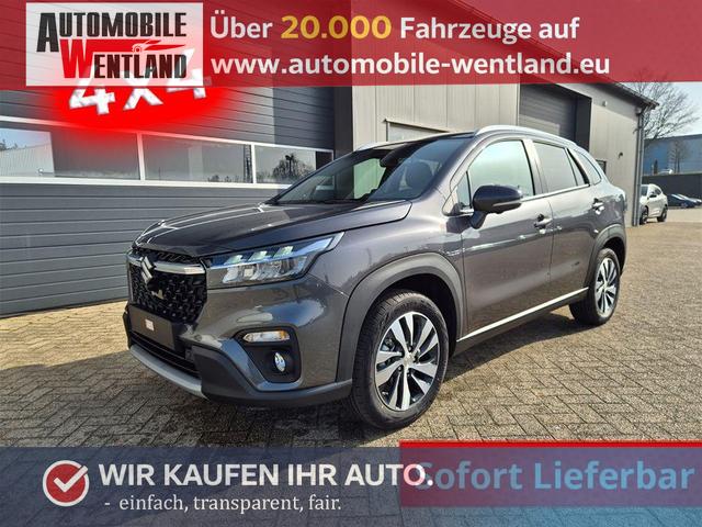 Suzuki S-Cross - Comfort+ 110PS MHEV 4x4 ALLGRIP 1.4 Boosterjet Teilleder Navi Klimaautomatik Sitzheizung ACC PDC v+h 4x Kamera Suzuki-Radio Apple CarPlay Android Auto Touchscreen 2xKeyless 17-LM