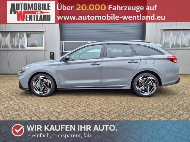 Hyundai i30 Kombi 1.6 T-GDI 150PS Automatik N-Line MY2026 Sitzheizung Lenkradheizung Klimaautomatik Navi 10,3"-Touchscreen Bluelink Apple CarPlay + Android Auto PDC v+h R&uuml;ckf.Kamera 18-LM 