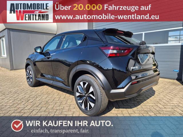 Nissan Juke 1.0 DIG-T 114PS Acenta Klimaautomatik Sitzheizung R&uuml;ckf.Kamera Bluetooth Touchscreen wireless Apple CarPlay Android Auto 