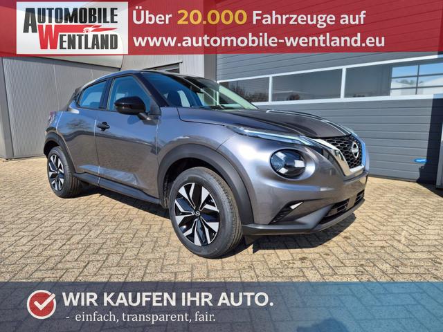 Nissan Juke 1.0 DIG-T 114PS Acenta Klimaautomatik Sitzheizung R&uuml;ckf.Kamera Bluetooth Touchscreen wireless Apple CarPlay Android Auto 