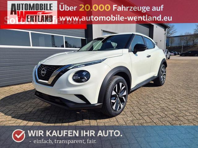 Nissan Juke 1.0 DIG-T 114PS Acenta Klimaautomatik Sitzheizung R&uuml;ckf.Kamera Bluetooth Touchscreen wireless Apple CarPlay Android Auto 