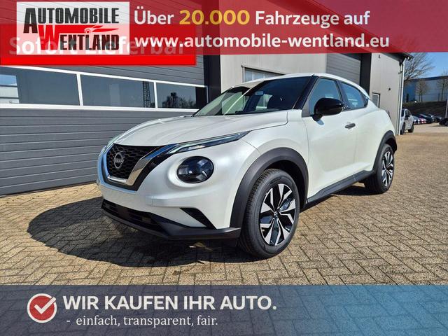 Nissan Juke 1.0 DIG-T 114PS Acenta Klimaautomatik Sitzheizung R&uuml;ckf.Kamera Bluetooth Touchscreen wireless Apple CarPlay Android Auto 