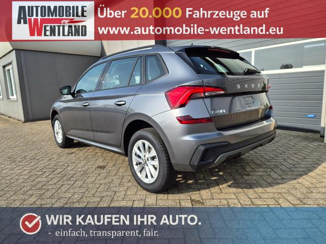 Skoda Kamiq 1.0 TSI 115PS DSG Selection AHK R&uuml;ckf.Kamera PDC v+h Sitzheizung Klimaautomatik Skoda-Radio Apple CarPlay + Android Auto Tempomat Garantieverl&auml;ngerung 16"LM 