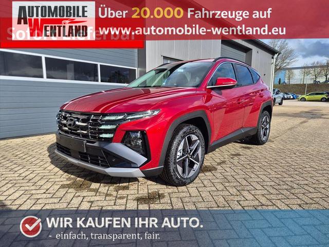 Hyundai TUCSON Trend 1.6 T-GDI 150PS Automatik TZ 2026 Teil-Leder Sitzheizung v+h Lenkradheizung Klimaautomatik Navi Touchscreen DAB+ Apple CarPlay + Android Auto PDC R&uuml;ckf.-Kamera Matrix-LED-Scheinw. 