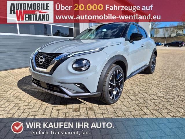 Nissan Juke 1.0 DIG-T 114PS N-Design Automatik Teil-Leder Klimaautomatik Sitzheizung Lenkradheizung PDC v+h R&uuml;ckf.Kamera Navi 19"LM Bluetooth Touchscreen Apple CarPlay Android Auto 