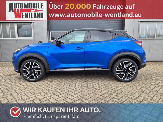 Nissan Juke - 1.0 DIG-T 114PS N-Design Automatik Teil-Leder Klimaautomatik Sitzheizung Lenkradheizung PDC v+h R&uuml;ckf.Kamera Navi 19"LM Bluetooth Touchscreen Apple CarPlay Android Auto