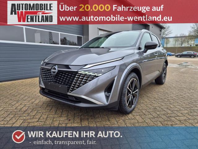 Nissan Qashqai - 1.3 DIG-T MHEV 158 PS X-Tronic Tekna Voll-Leder Klimaautomatik PanoGlasdach Sitzheizung Lenkradheizung Navi Head-Up Display elektr. Heckklappe ACC PDC v+h 360&deg;Kamera DAB Bluetooth Touchscreen Apple CarPlay Android Auto 19"LM