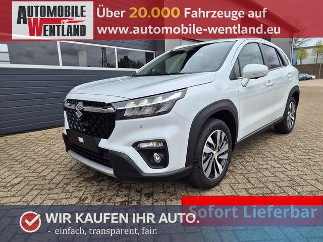 Suzuki S-Cross - Comfort+ 110PS Automatik MHEV 1.4 Boosterjet Teilleder Navi Klimaautomatik Sitzheizung ACC PDC v+h 4x Kamera Suzuki-Radio Apple CarPlay Android Auto Touchscreen 2xKeyless 17-LM