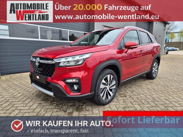 Suzuki S-Cross - Comfort+ 110PS Automatik MHEV 1.4 Boosterjet Teilleder Navi Klimaautomatik Sitzheizung ACC PDC v+h 4x Kamera Suzuki-Radio Apple CarPlay Android Auto Touchscreen 2xKeyless 17-LM