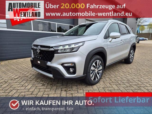 Suzuki S-Cross - Comfort+ 110PS MHEV 4x4 ALLGRIP 1.4 Boosterjet Teilleder Navi Klimaautomatik Sitzheizung ACC PDC v+h 4x Kamera Suzuki-Radio Apple CarPlay Android Auto Touchscreen 2xKeyless 17-LM