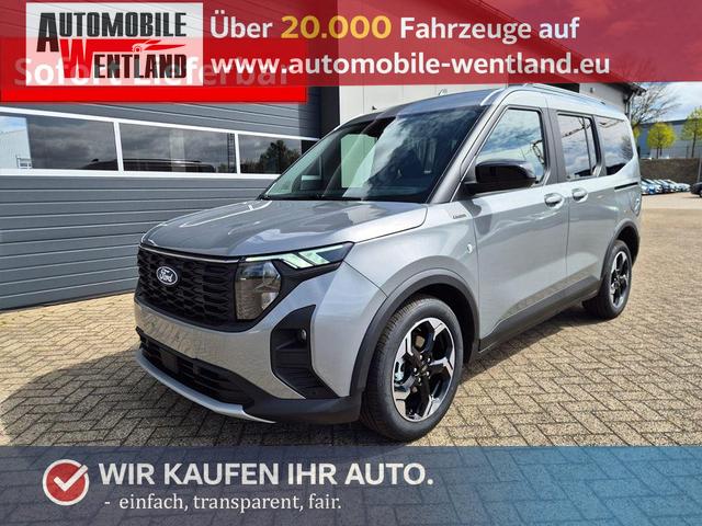 Ford Tourneo Courier - 1.0 EcoBoost 125PS Active Teil-Leder Sitzheizung Lenkradheizung Klimaautomatik PDC v+h R&uuml;ckf.-Kamera ACC TWA Frontscheibe beheizb. Ford-Navi SYNC4 Apple CarPlay + Android Auto