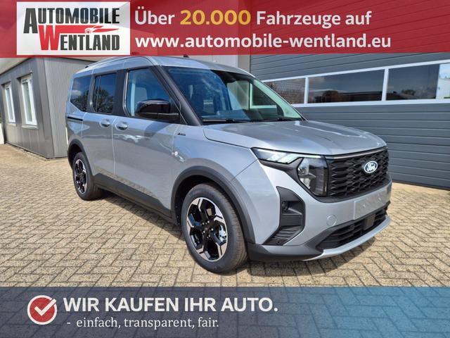 Ford Tourneo Courier - 1.0 EcoBoost 125PS Active Teil-Leder Sitzheizung Lenkradheizung Klimaautomatik PDC v+h R&uuml;ckf.-Kamera ACC TWA Frontscheibe beheizb. Ford-Navi SYNC4 Apple CarPlay + Android Auto