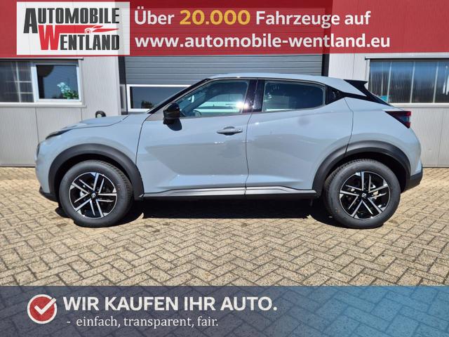 Nissan Juke - 1.0 DIG-T 114PS N-Connecta Sitzheizung Lenkradheizung Teil-Leder Klimaautomatik PDC v+h R&uuml;ckf.Kamera Bluetooth Touchscreen Apple CarPlay Android Auto 17"LM