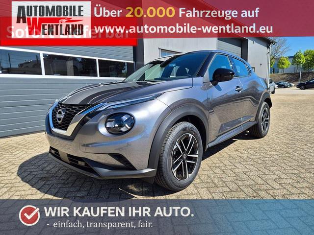 Nissan Juke - 1.0 DIG-T 114PS N-Connecta Teil-Leder Klimaautomatik PDC v+h R&uuml;ckf.Kamera Bluetooth Touchscreen Apple CarPlay Android Auto 17"LM