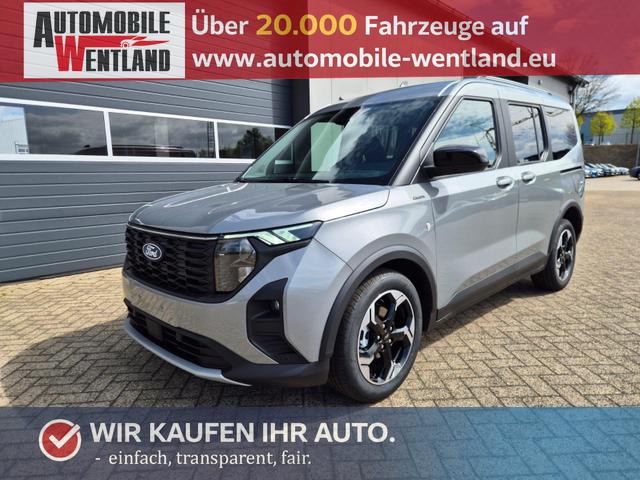 Ford Tourneo Courier - 1.0 EcoBoost 125PS Active Teil-Leder Sitzheizung Lenkradheizung Klimaautomatik PDC v+h R&uuml;ckf.-Kamera ACC TWA Frontscheibe beheizb. Ford-Navi SYNC4 Apple CarPlay + Android Auto