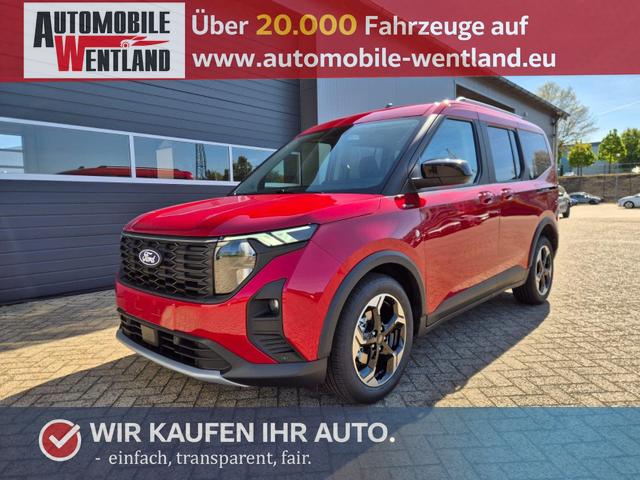 Ford Tourneo Courier - 1.0 EcoBoost 125PS Active Teil-Leder Sitzheizung Lenkradheizung Klimaautomatik PDC v+h R&uuml;ckf.-Kamera ACC TWA Frontscheibe beheizb. Ford-Navi SYNC4 Apple CarPlay + Android Auto