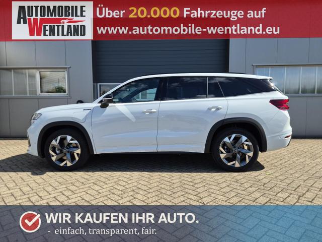 Skoda Kodiaq - Sportline 1.5 TSI 204PS PHEV DSG schwenkb. AHK elektr. PanoDach HUD Alcantara PDC v+h 360&deg;Kamera CANTON Sound Klimaautomatik Sitzheizung Lenkradheizung Navi Apple CarPlay Android Auto 2xKeyless 19"LM vollelektr. Reichweite 116KM