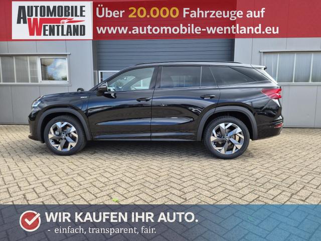 Skoda Kodiaq - Sportline 1.5 TSI 204PS PHEV DSG schwenkb. AHK elektr. PanoDach HUD Alcantara PDC v+h 360&deg;Kamera CANTON Sound Klimaautomatik Sitzheizung Lenkradheizung Navi Apple CarPlay Android Auto 2xKeyless 19"LM vollelektr. Reichweite 116KM