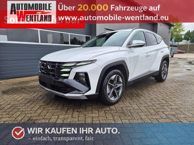 Hyundai TUCSON - Trend 1.6 T-GDI 150PS Automatik TZ 2026 Teil-Leder Sitzheizung v+h Lenkradheizung Klimaautomatik Navi Touchscreen DAB+ Apple CarPlay + Android Auto PDC R&uuml;ckf.-Kamera Matrix-LED-Scheinw.