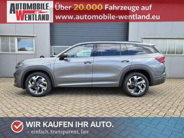 Skoda Kodiaq - Sportline 1.5 TSI 204PS PHEV DSG schwenkb. AHK elektr. PanoDach HUD Alcantara PDC v+h 360&deg;Kamera CANTON Sound Klimaautomatik Sitzheizung Lenkradheizung Navi Apple CarPlay Android Auto 2xKeyless 19"LM vollelektr. Reichweite 116KM